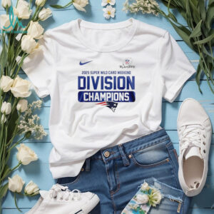 New England Patriots 2025 Super Wild Card Weekend Division Champions shirt