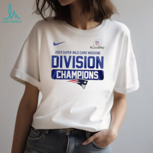 New England Patriots 2025 Super Wild Card Weekend Division Champions shirt