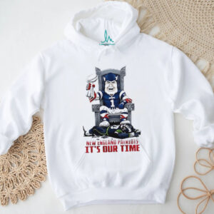 New England Patriots It’s Our Time Victory Throne Graphic T Shirt