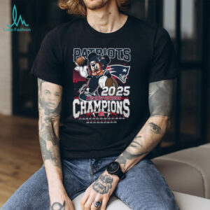 New England Patriots Mickey Mouse 2025 AFC East Division Champions T Shirt New England Patriots Mickey Mouse 2025 AFC East Division Champions T Shirt