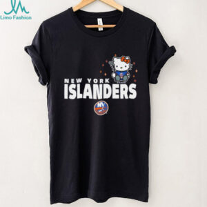 New York Islanders x Hello Kitty Hockey Collaboration Graphic T Shirt