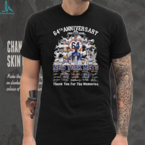 New York Mets 64th Anniversary 1962 2026 Players Signatures T Shirt