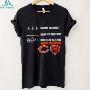 Normal heartbeat deceased heartbeat heartbeat watching Bears NFL 2026 shirt Normal heartbeat deceased heartbeat heartbeat watching Bears NFL 2026 shirt