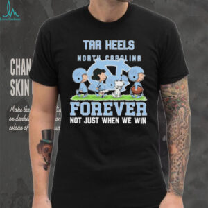 North Carolina Tar Heels Peanuts Snoopy Forever Fan Graphic T Shirt