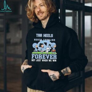 North Carolina Tar Heels Peanuts Snoopy Forever Fan Graphic T Shirt
