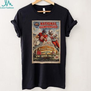 North Central Cardinals vs UW River Falls Falcons NCAA Division III Stagg Bowl Championship vintage shirt