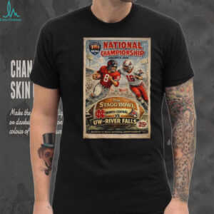 North Central Cardinals vs UW River Falls Falcons NCAA Division III Stagg Bowl Championship vintage shirt