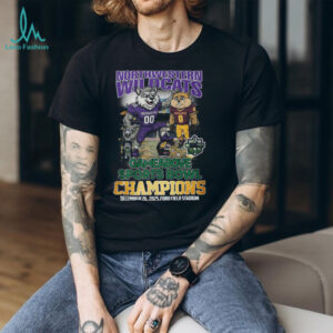 Northwestern Wildcats vs Central Michigan Chippewas GameAbove Sports Bowl Champions 2025 T Shirt