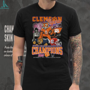 Official 2025 Clemson Tigers Pinstripe Bowl Victory T Shirt Official 2025 Clemson Tigers Pinstripe Bowl Victory T Shirt