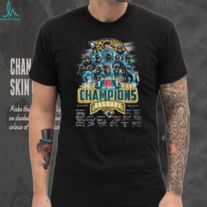 Official Jacksonville Jaguars NFL AFC South Champions 2025 Players And Coach Signatures Shirt