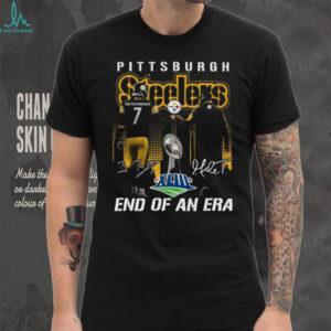 Official Mike Tomlin And Ben Roethlisberger Pittsburgh Steelers End Of An Era Shirt