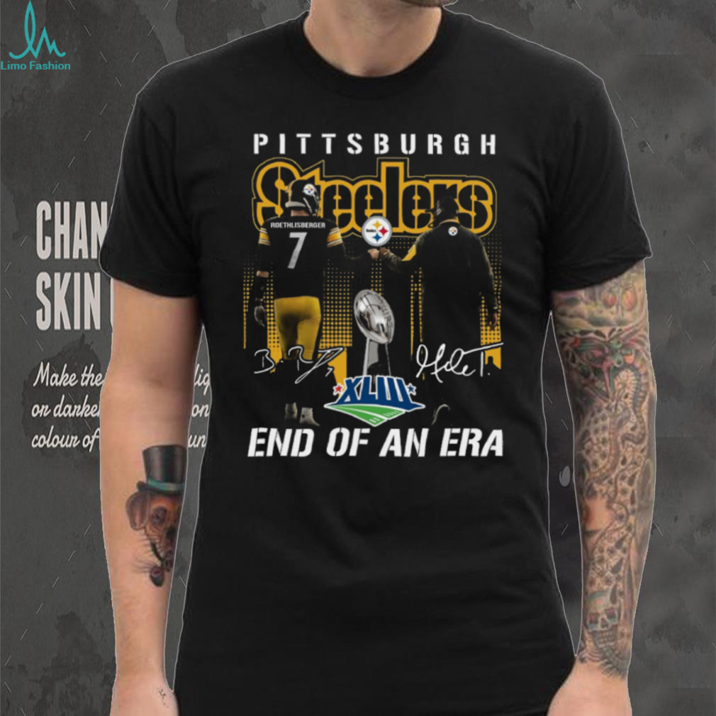 Official Mike Tomlin And Ben Roethlisberger Pittsburgh Steelers End Of An Era Shirt Official Mike Tomlin And Ben Roethlisberger Pittsburgh Steelers End Of An Era Shirt