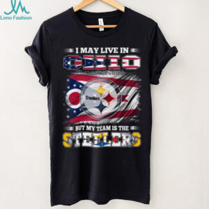 Ohio State Flag and Pittsburgh Steelers Fan T Shirt Ohio State Flag and Pittsburgh Steelers Fan T Shirt