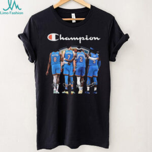 Oklahoma City Thunder Champion Players Signatures T Shirt Oklahoma City Thunder Champion Players Signatures T Shirt