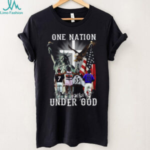 One Nation Under God Patriotic Sports T Shirt One Nation Under God Patriotic Sports T Shirt