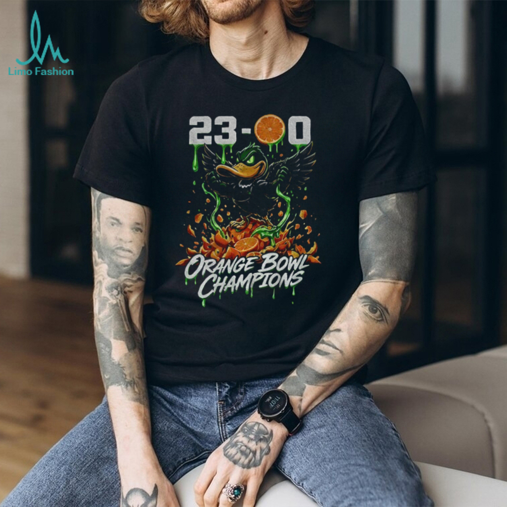 Oregon Duck Football Orange Bowl Champions shuts out Texas Tech 23 0 shirt Oregon Duck Football Orange Bowl Champions shuts out Texas Tech 23 0 shirt