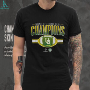 Oregon Ducks football CFP Capital One Orange Bowl Champions 2025 logo shirt