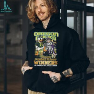 Oregon Ducks vs Georgia Bulldogs College Football Playoff Winners 2025 Mascot T Shirt