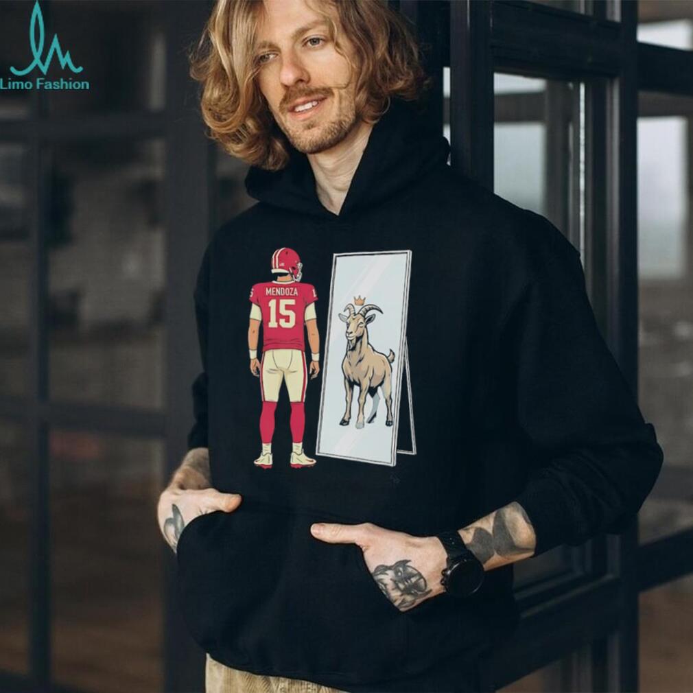 Patrick Mahomes #15 Goat Mirror Reflection Football T Shirt Patrick Mahomes #15 Goat Mirror Reflection Football T Shirt