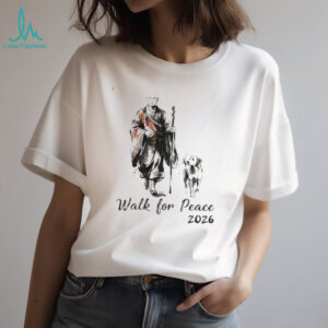 Peace walking Monk and Aloka dog walk for peace 2026 2026 shirt Peace walking Monk and Aloka dog walk for peace 2026 2026 shirt