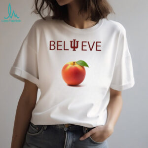 Peach Indiana Hoosiers Football Believe beat Oregon shirt