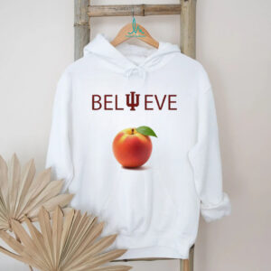 Peach Indiana Hoosiers Football Believe beat Oregon shirt