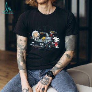 Peanuts x Back to the Future Snoopy DeLorean Mashup T Shirt