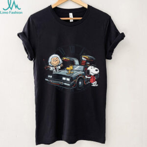 Peanuts x Back to the Future Snoopy DeLorean Mashup T Shirt