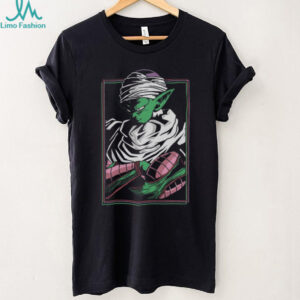 Piccolo Jr. Namekian Warrior Retro Grid Portrait T Shirt Piccolo Jr. Namekian Warrior Retro Grid Portrait T Shirt