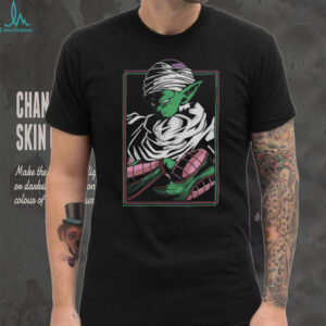 Piccolo Jr. Namekian Warrior Retro Grid Portrait T Shirt