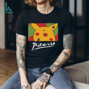 Pikasso Pikachu Cubism Abstract Art Parody Pokémon T Shirt