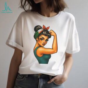 Pin Up Style Mexican Heritage Strong Woman Graphic T Shirt