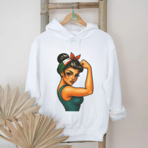 Pin Up Style Mexican Heritage Strong Woman Graphic T Shirt
