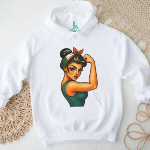 Pin Up Style Mexican Heritage Strong Woman Graphic T Shirt