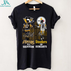 Pittsburgh Pride Sidney Crosby & Aaron Rodgers Penguins All Season, Steelers On Sundays T Shirt Pittsburgh Pride Sidney Crosby & Aaron Rodgers Penguins All Season, Steelers On Sundays T Shirt