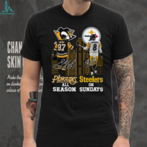 Pittsburgh Pride Sidney Crosby & Aaron Rodgers Penguins All Season, Steelers On Sundays T Shirt