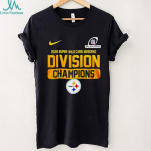 Pittsburgh Steelers 2025 Super Wild Card Weekend Division Champions shirt Pittsburgh Steelers 2025 Super Wild Card Weekend Division Champions shirt