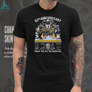 Pittsburgh Steelers 93rd Anniversary T Shirt (1933 2026)