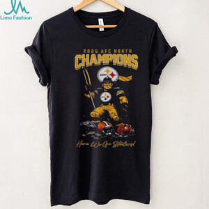 Pittsburgh Steelers Football AFC North Division Champions here we go Steelers shirt