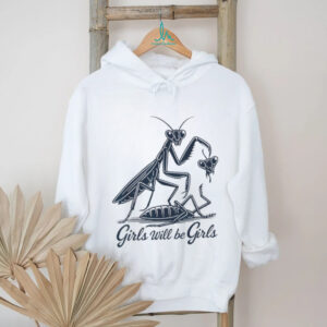 Praying Mantis “Girls Will Be Girls” Funny Nature Illustration T Shirt