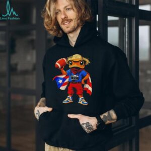 Puerto Rico Frog Mascot Football Fan T Shirt