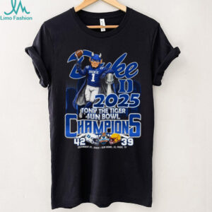 Duke Blue Devils 2025 Tony the Tiger Sun Bowl Champions T Shirt