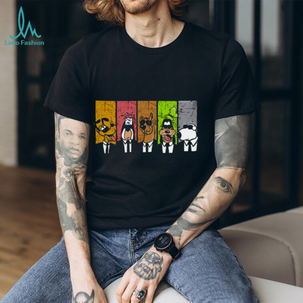Reservoir Dogs Style Cartoon Hounds Pop Culture Mashup T Shirt Reservoir Dogs Style Cartoon Hounds Pop Culture Mashup T Shirt