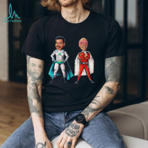 Retro 90s Superhero Duo Meteor Man and Blankman Cartoon T Shirt