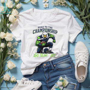 Road To The Championship Go Seahawks Mascot Graphic T Shirt