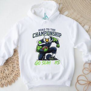 Road To The Championship Go Seahawks Mascot Graphic T Shirt