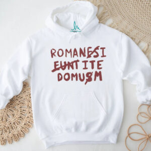 Romanes Eunt Ite Domum Monty Python Life of Brian Latin Graffiti T Shirt