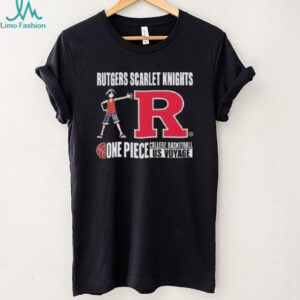 Rutgers Scarlet Knights X One Piece College Basketball US Voyage 2026 Unisex T shirt