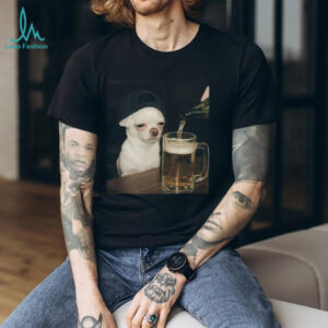 Sad Chihuahua Drinking Beer Meme Sweatshirt Funny Dog Lover Gift