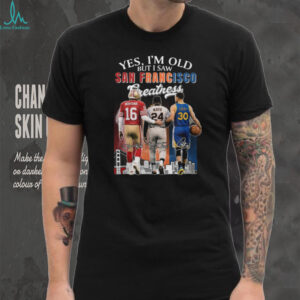 San Francisco Sports Legends Montana, Mays, & Curry T Shirt